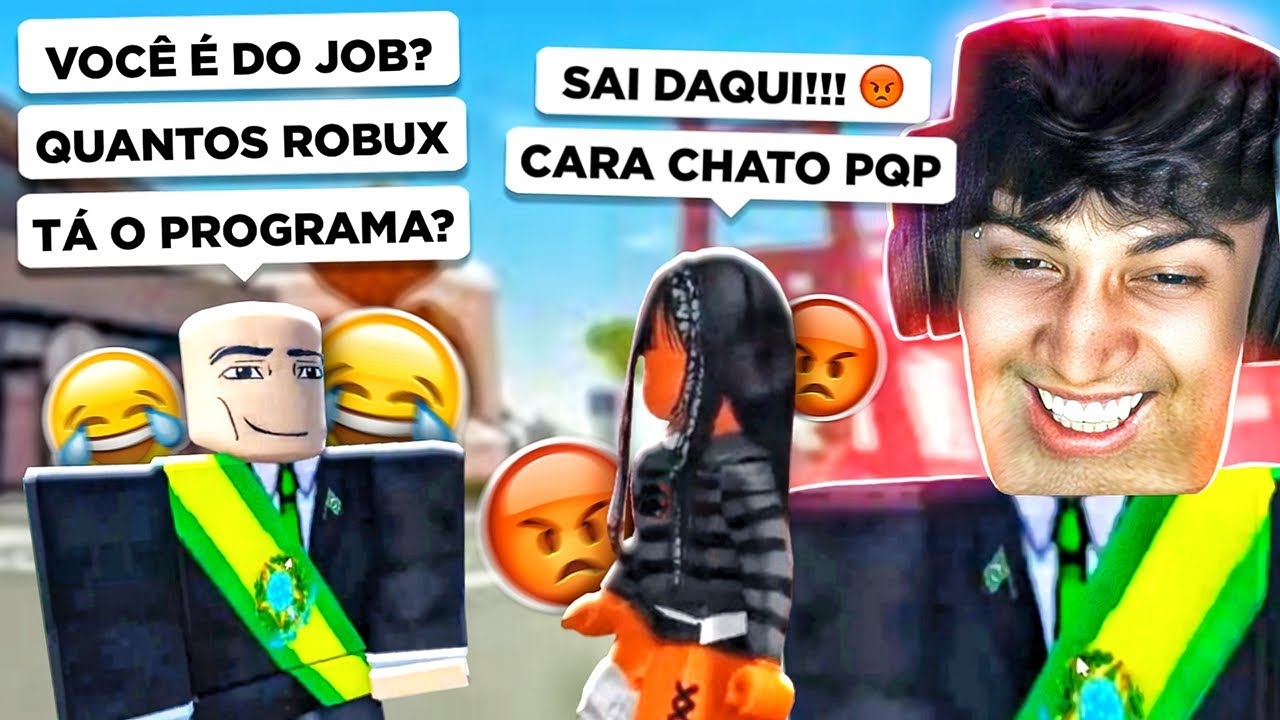 IRRITANDO JOGADORES de ROBLOX 😡 DEIXEI TODO MUNDO BRAVO
