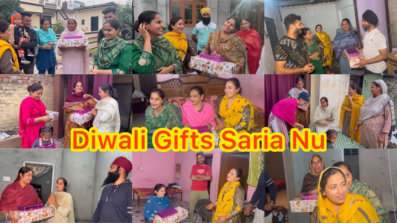 Diwali 🪔 Te First Time Wande Saria Nu Gifts 🎁