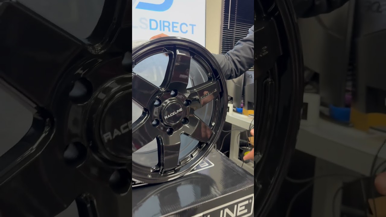 Raceline wheels style 942B Addict in the size 18x8 offset +15 bolt pattern 6x139.7 gloss black