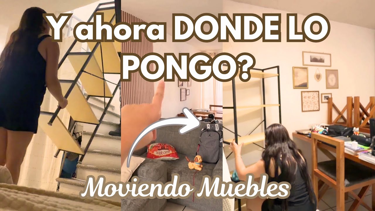 MOVI LOS MUEBLES OTRA VEZ  + 🤯MUCHO CAOS  🫧🧺 + Haul SHEIN ❤️