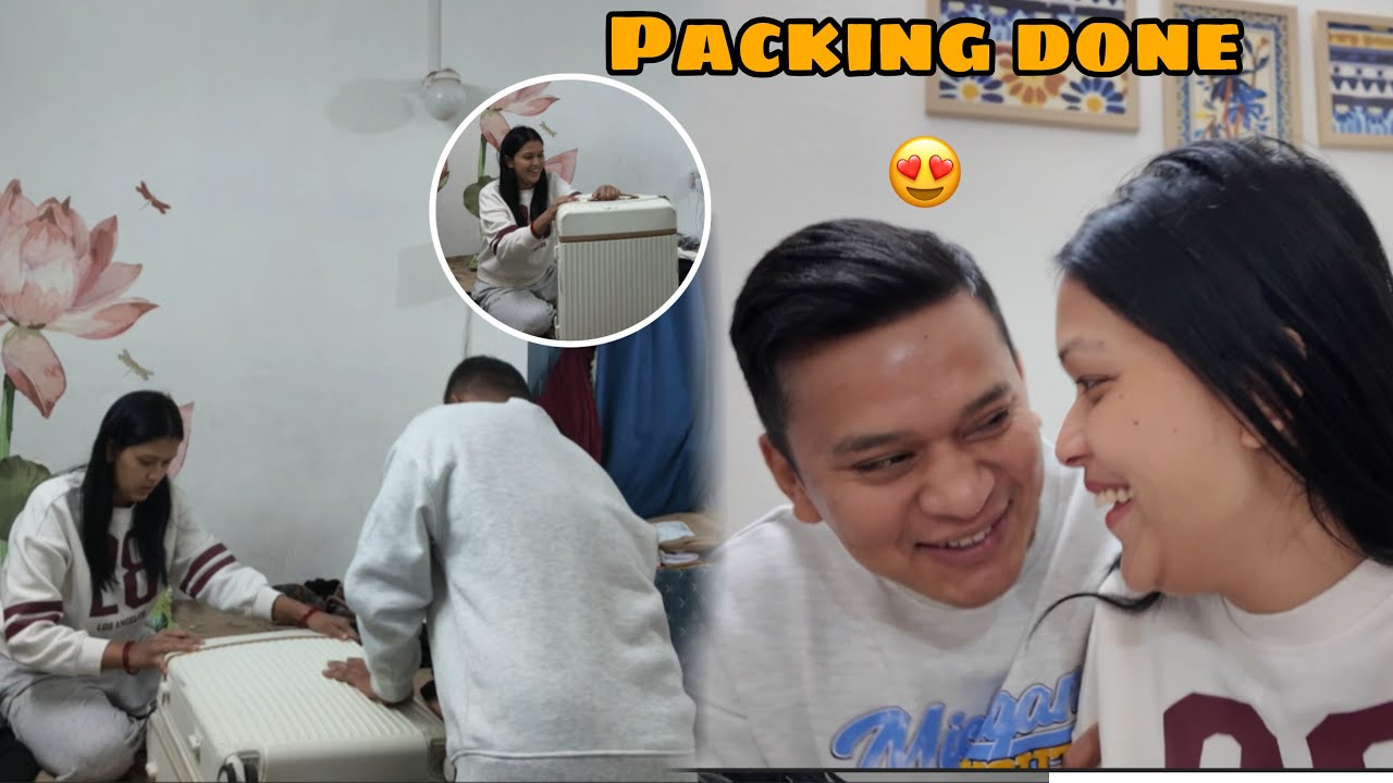 Yaha se jane ki taiyari ho gaye 😍|| packing done 