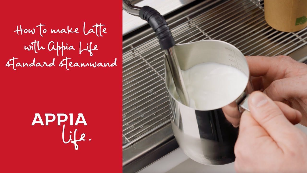 Appia Life - How to make latte with standard steamwand
