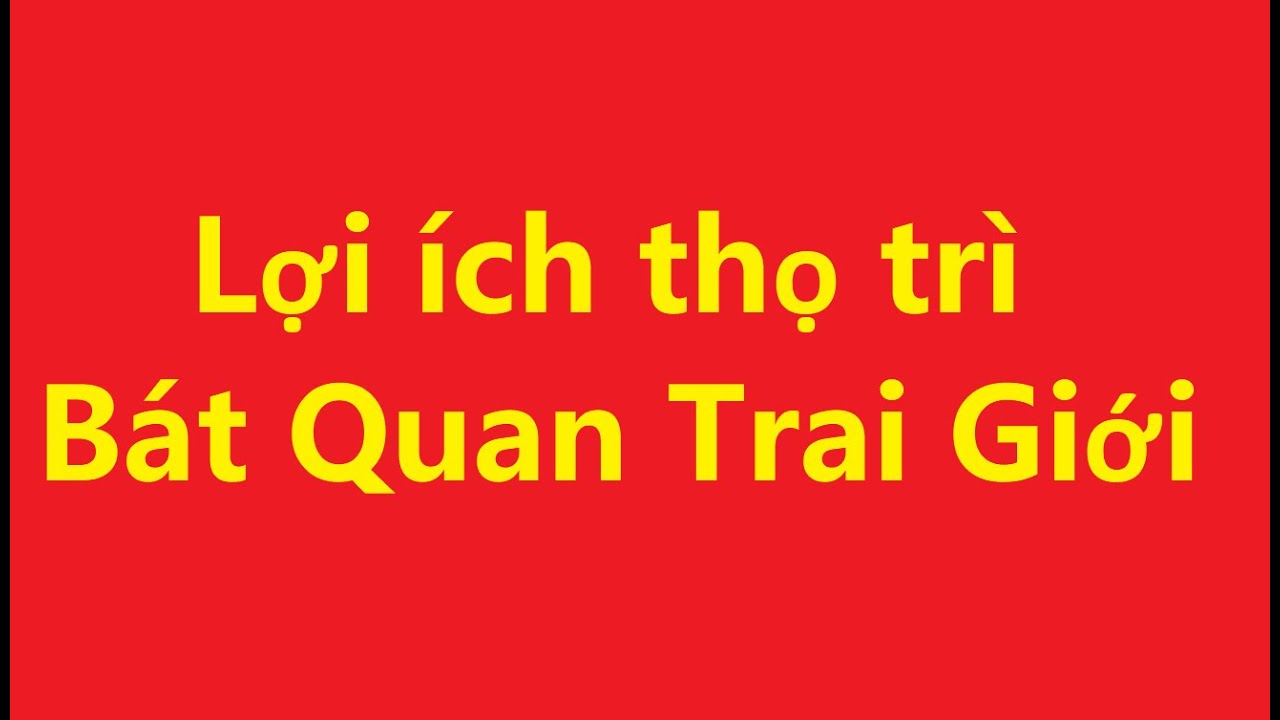 [Trì Giới] Công Đức, Phước Đức Trì Giữ Bát Quan Trai Giới