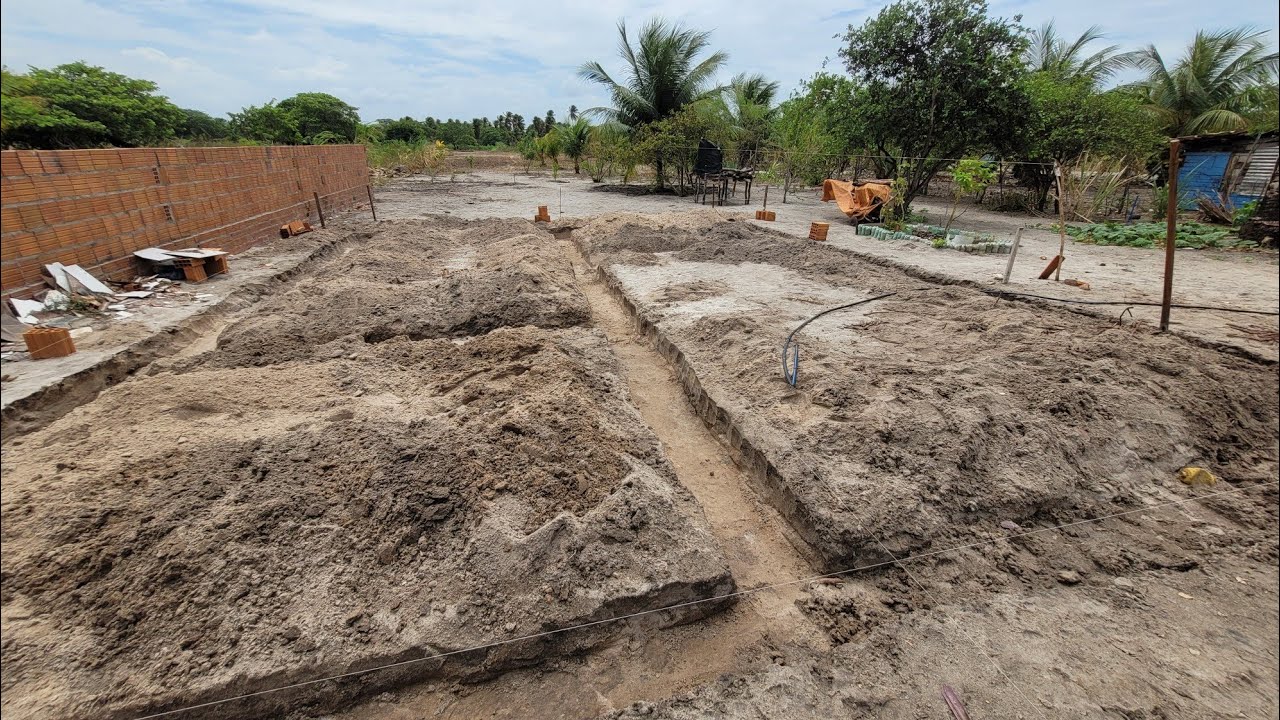 COMEÇAMOS A CONSTRUÇÃO DA NOSSA CASINHA 🏡🙏