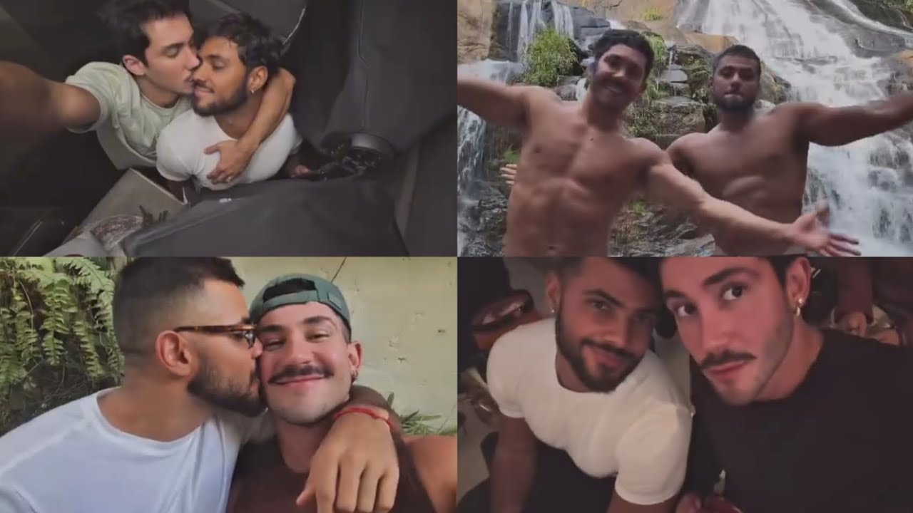 Vittor Fernando e Gabriel Fuentes completam 1° ano de namoro