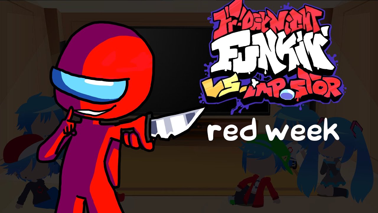 BF FAMILY react to vs imposter V4 | red week | gya gacha