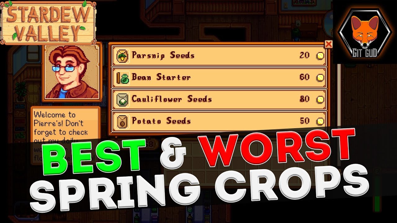 Stardew Valley Tips: Spring Crops Best and Worst
