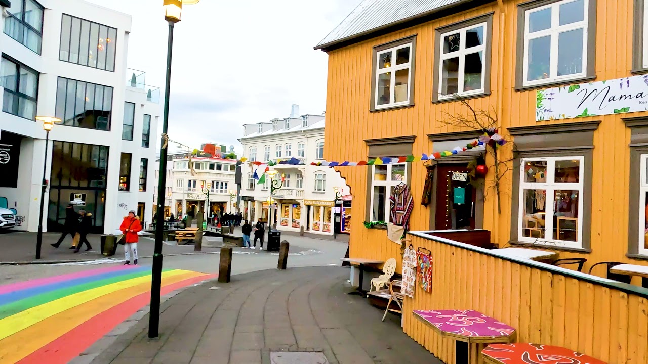 Reykjavik City, Iceland - Walking Tour in Christmas