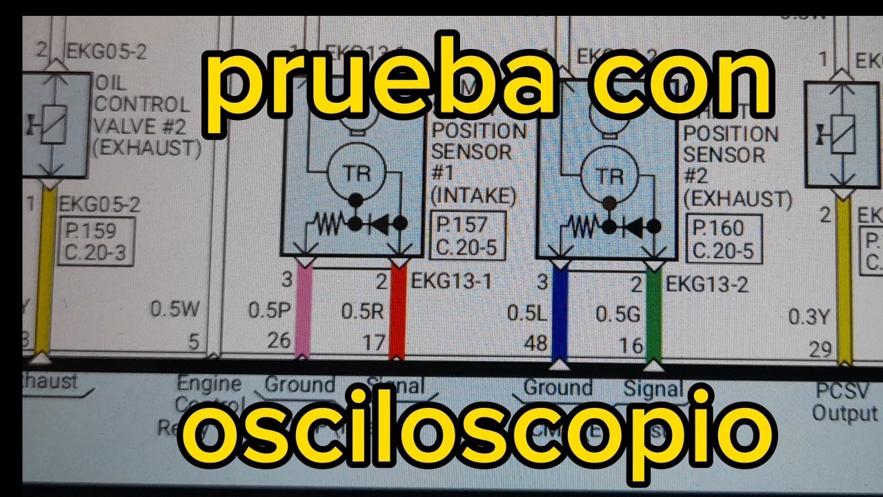 HIUNDAY ACCENT  prueba de sensores  CMP   CKP