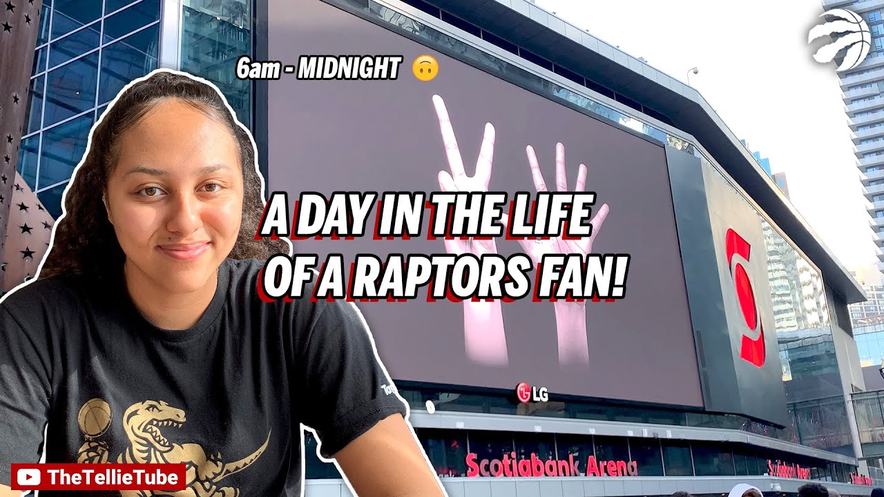 A DAY IN THE LIFE OF A TORONTO RAPTORS FAN| RAPTORS GAME VLOG