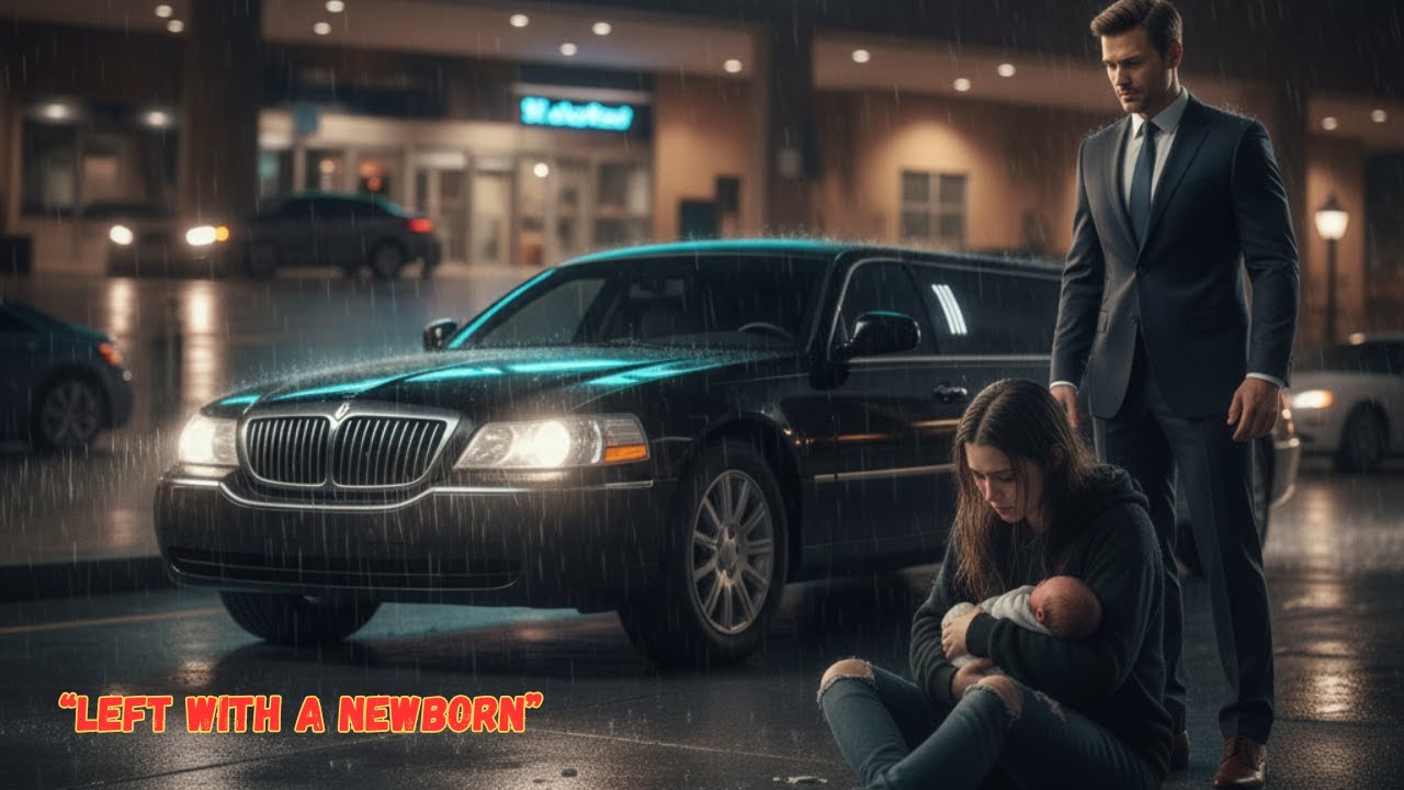 Left Alone Outside the Hospital With a Newborn… Until a Billionaire Pulled Up in a Limo