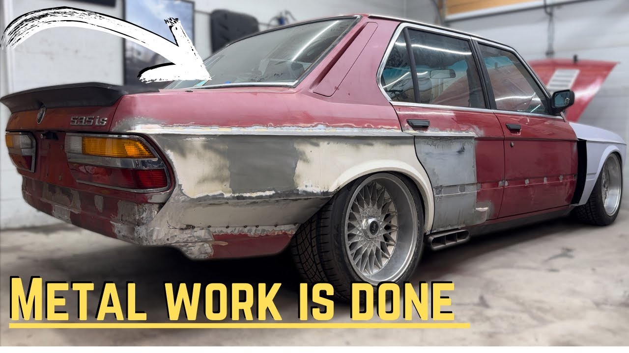Turbo Widebody E28 (finishing the rear)