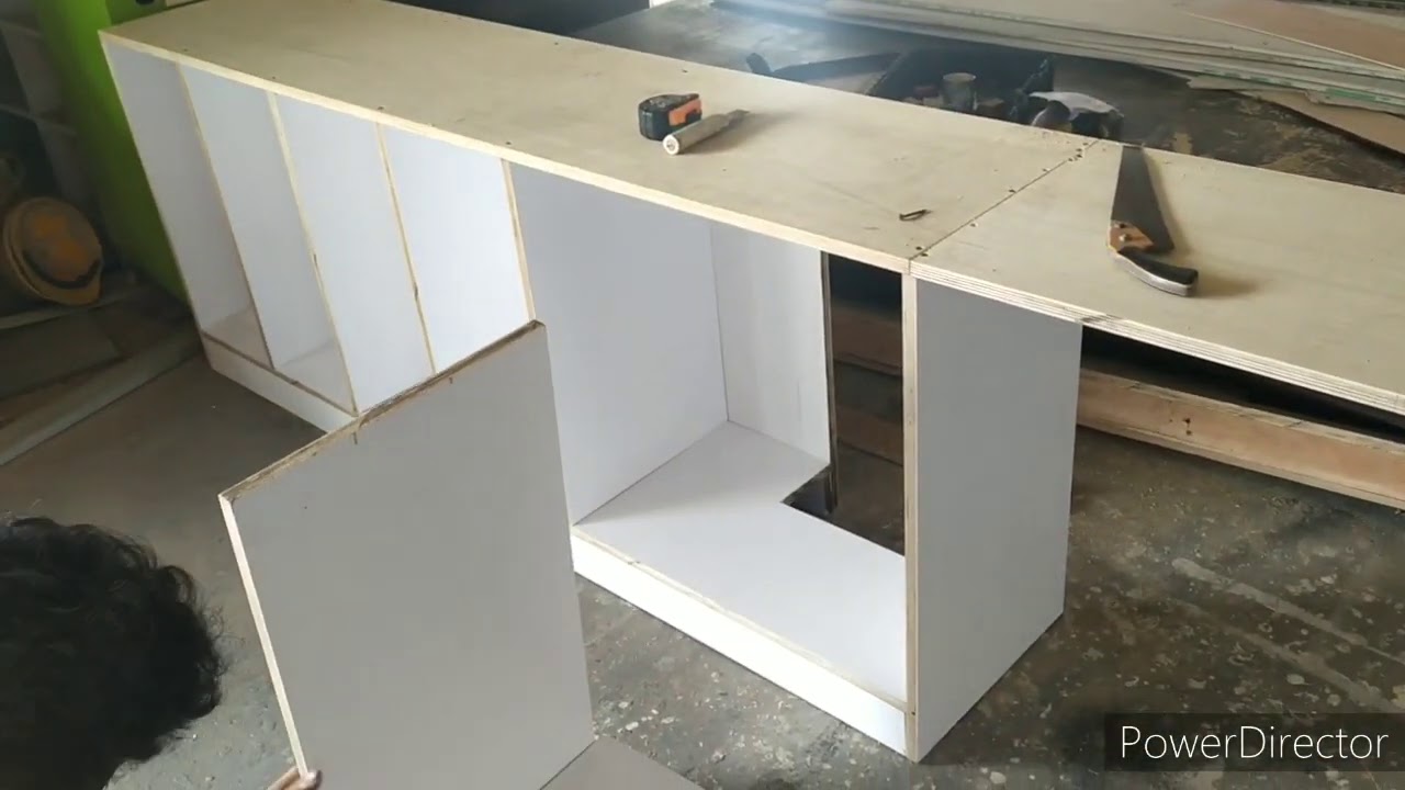 Fabricate Kitchen Cabinet Using Laminated Plywood Part.1
