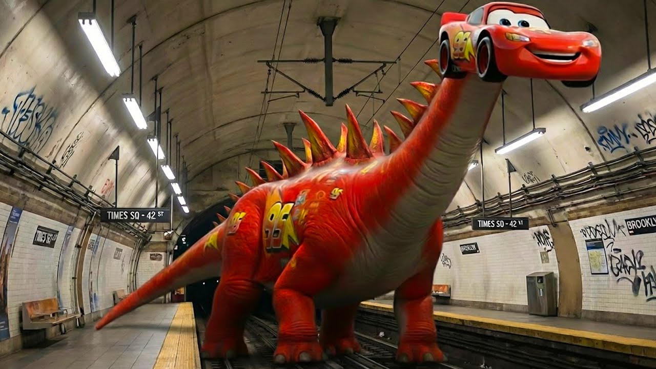 The EVOLUTION Of Brachiosaurus Mcqueen & Park War | Ai Cat Story
