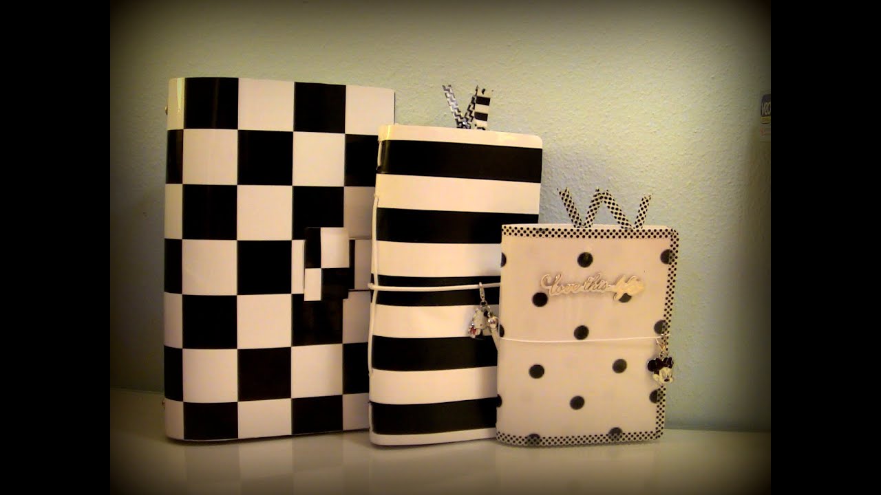 Agende e midori fai da te in bianco e nero, e perchè non le vendo :)
