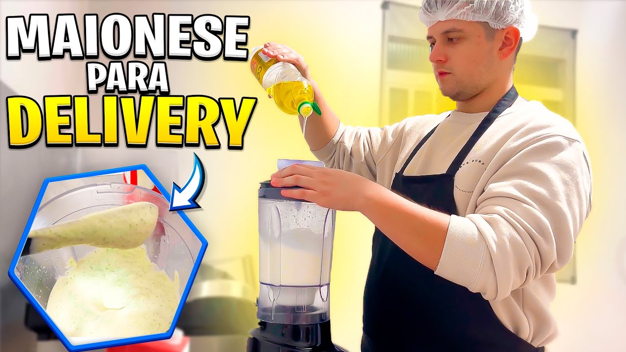 RECEITA DE MAIONESE VERDE PARA DELIVERY / HAMBÚRGUERIA DELIVERY 2.0