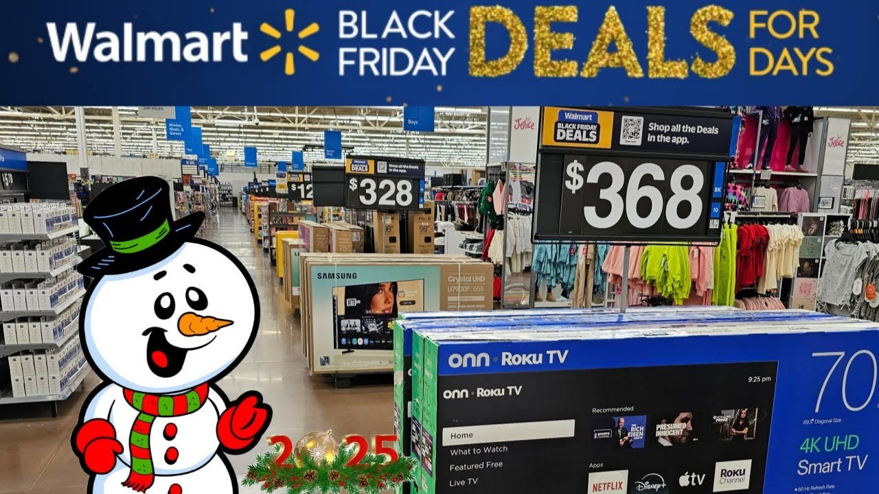 Событие &laquo;Чёрная пятница&raquo; от Walmart уже началось! 2025 🎁🎄