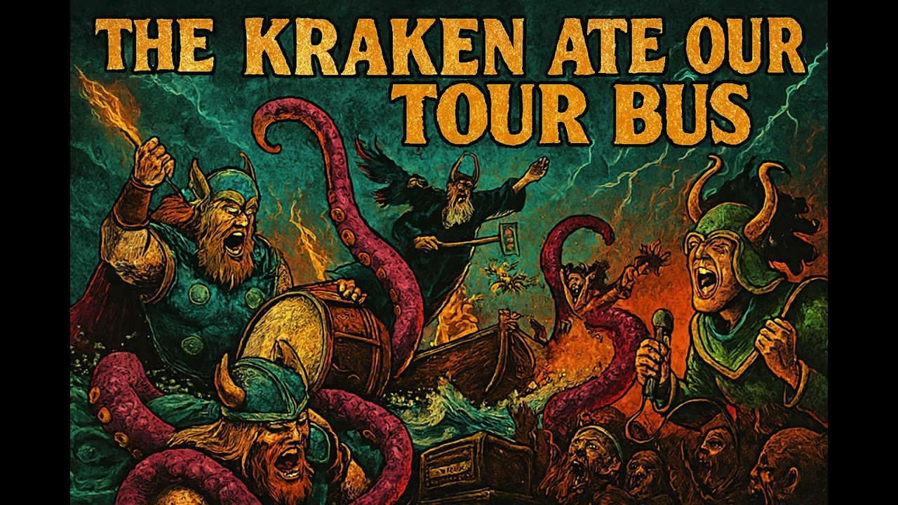 THE KRAKEN ATE OUR TOUR BUS
