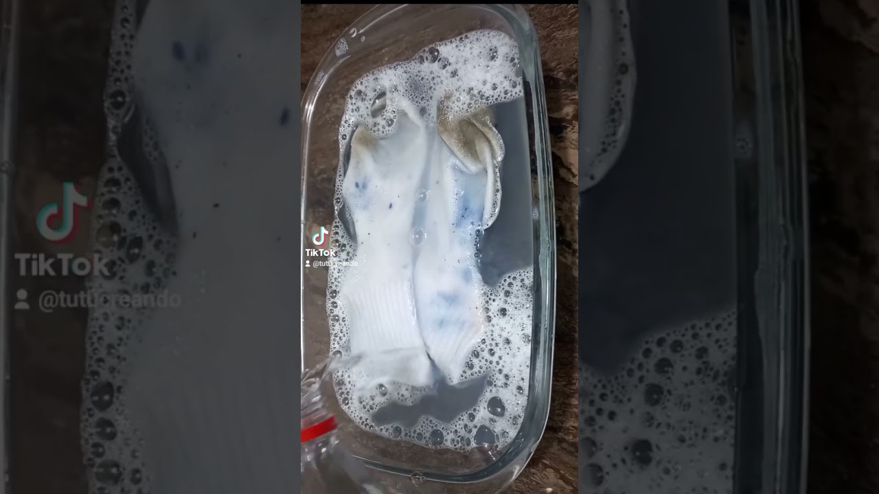 No m&aacute;s medias blancas percudidas #medias  #mediasblancas  #trucodeamasdecasa  #tips  #mediasblancas