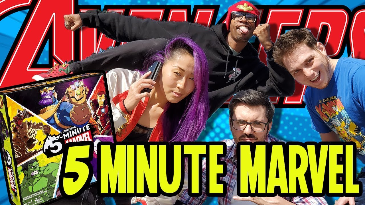 Playing a Marvel Board Game! - 5 Minute Marvel