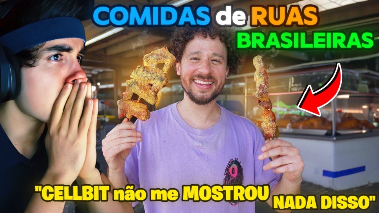 ROIER reage há COMIDAS de RUAS BRASILEIRAS