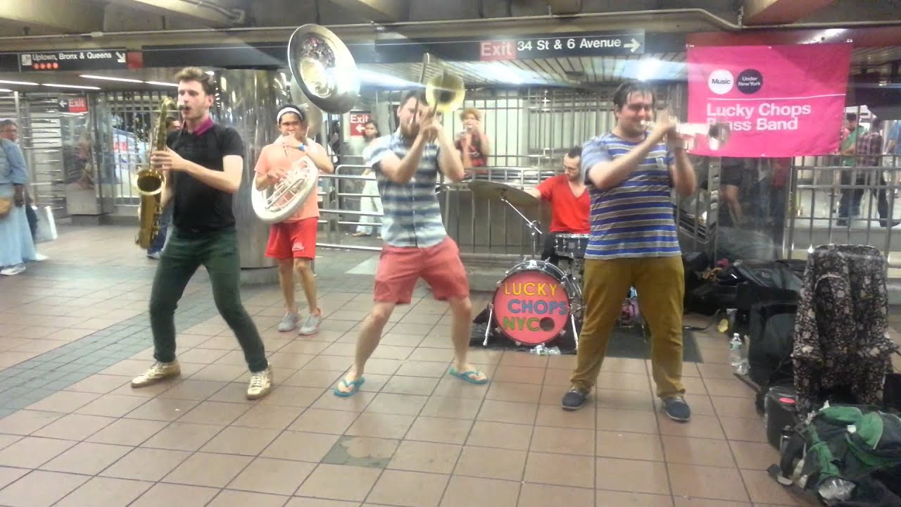 Lucky Chops Brass Band - Danza Kuduro & Eye Of The Tiger Mix- Herald Square