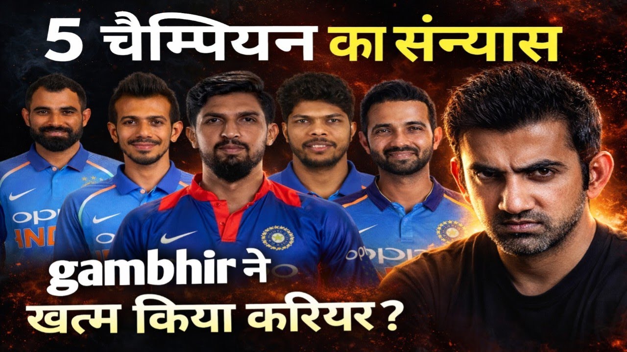 Gautam Gambhir ने खत्म किया इन 5 दिग्गजों का Career? | 5 Indian Cricketers Retirement in 2026