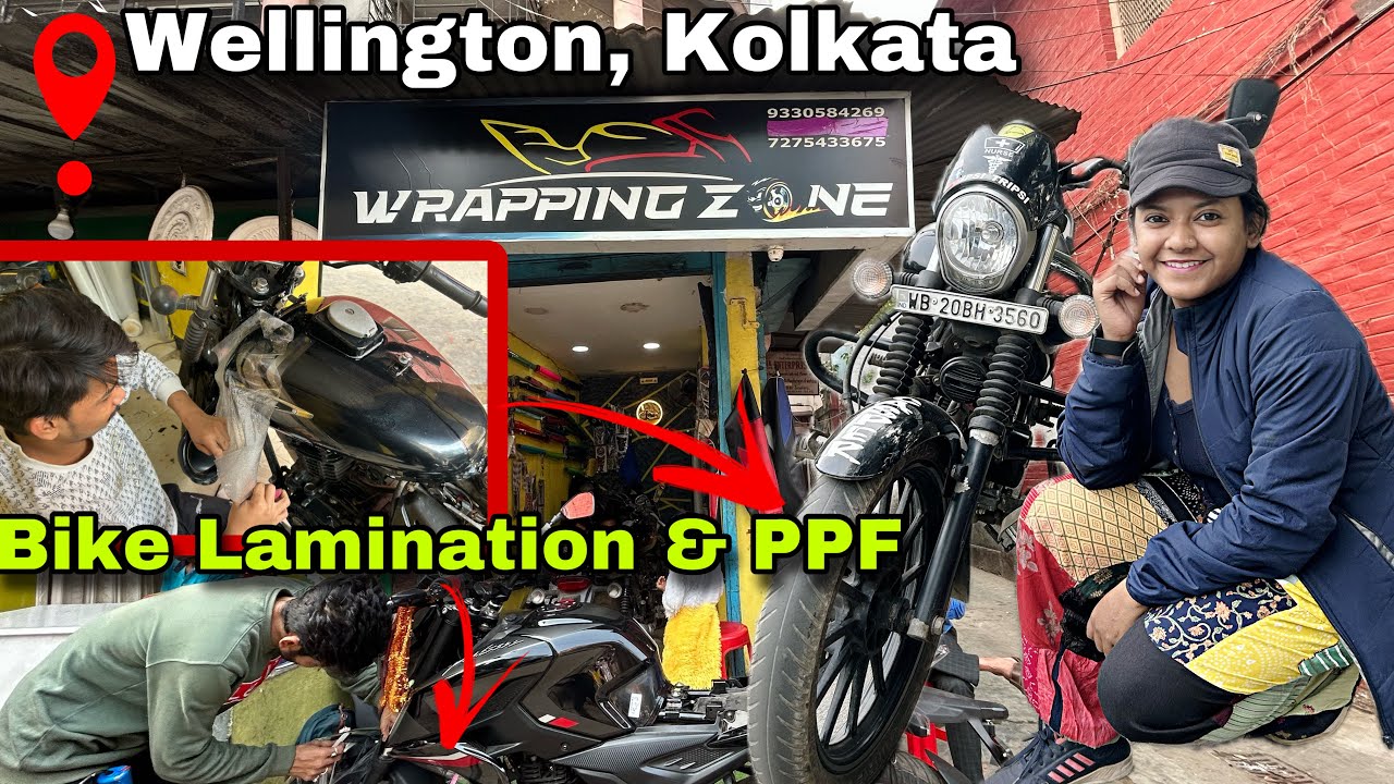 Best Bike PPF & Lamination, wrapping , stickering at wellington Kolkata, avenger 160 modification