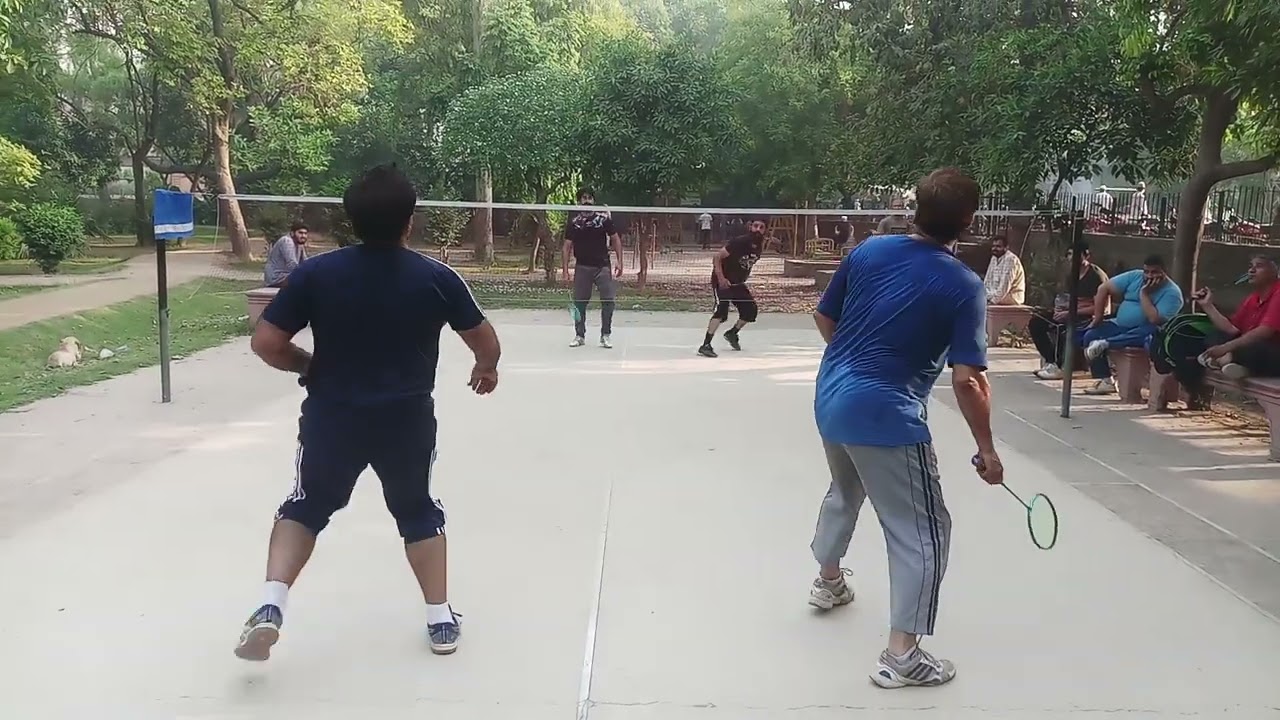 #Badminton With Friend out Door Kawsaki Vs Honda