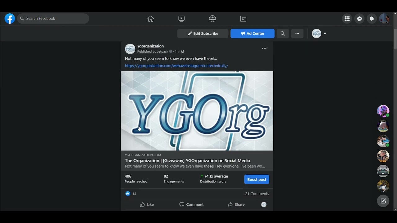 YGOrganization Giveaway Video