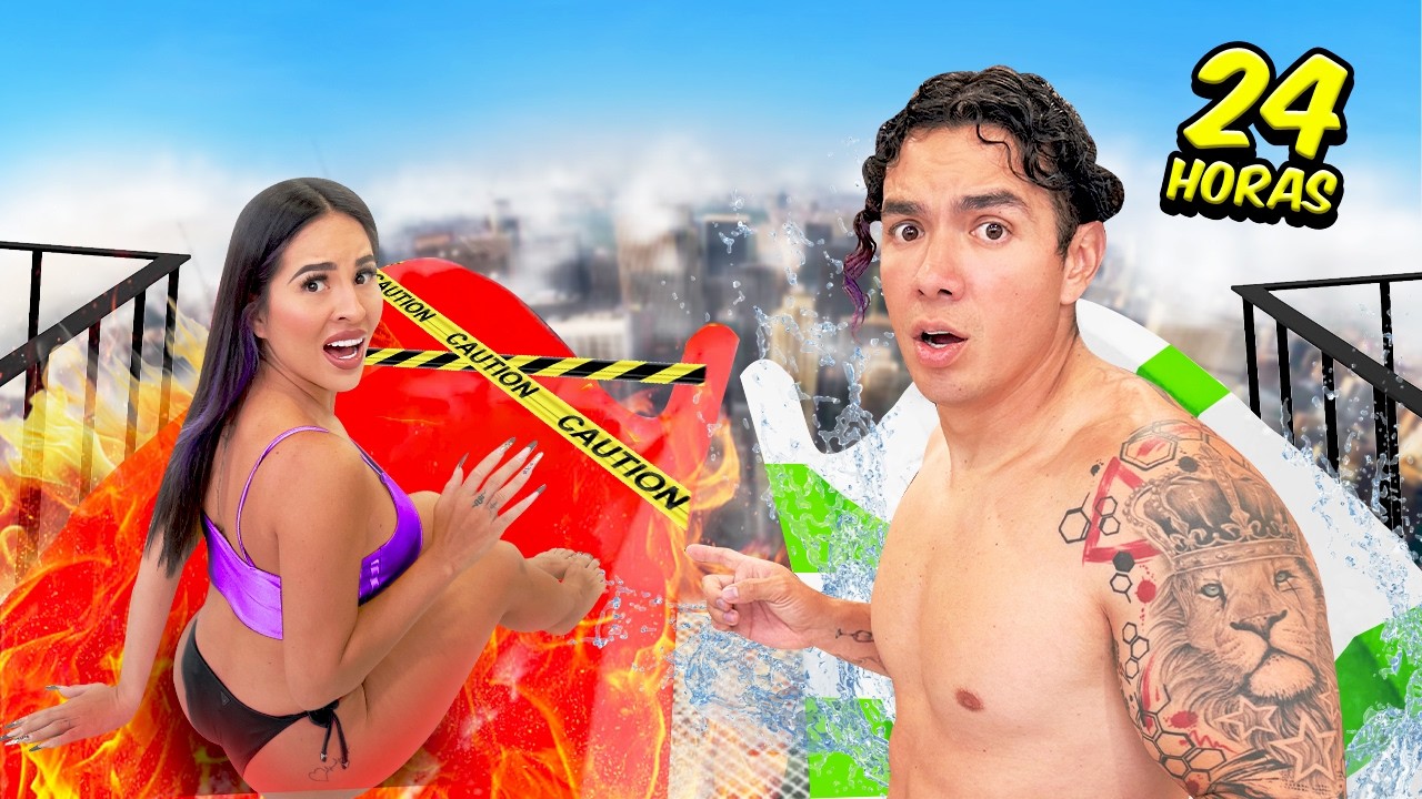 24 HORAS EN PARQUE DE AGUA VS PARQUE DE FUEGO ¿Cuál es mejor?