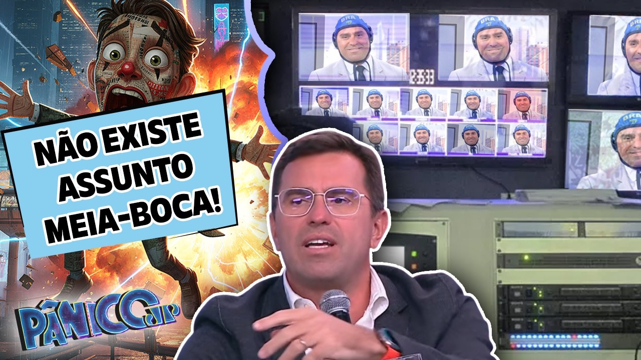 DE CORRESPONDENTE DA GLOBO A ENTREVISTADO PELO PÂNICO: RODRIGO BOCARDI REVELA BASTIDORES DA TV!