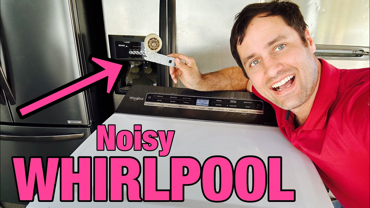 🙉 LOUD!! | Why This Whirlpool Dryer Is So Noisy | Quick Easy Idler Belt Pulley Fix | Wed7120HW0 | 🙉