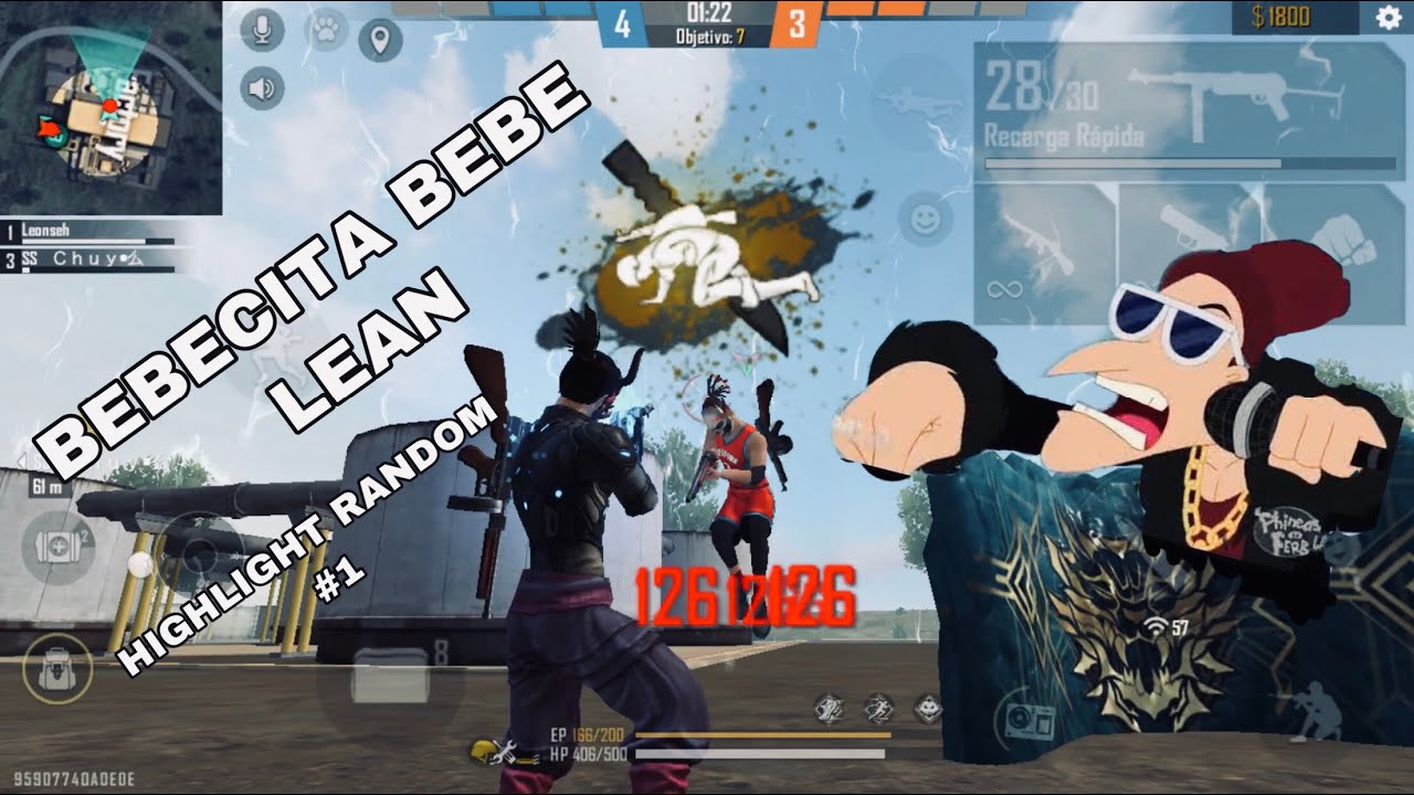 BEBECITA BEBE LEAN 🎯| Free Fire | HIGHLIGHTS RANDOM #1 🇲🇽⚡️