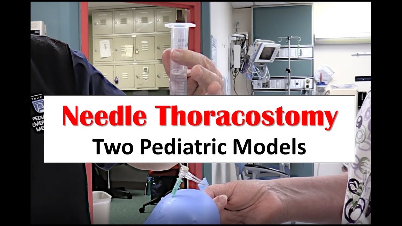 Two Pediatric Needle Thoracostomy Models