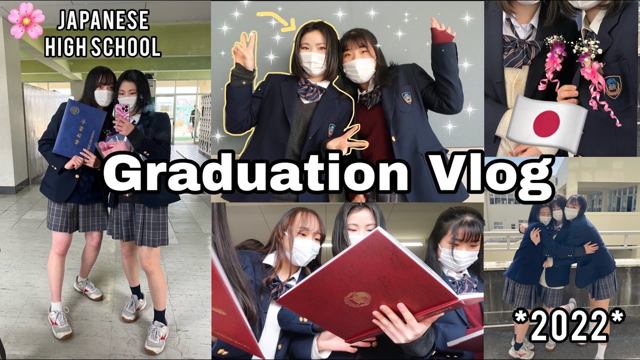 Japanese High School GRADUATION in 2022   (vlog)