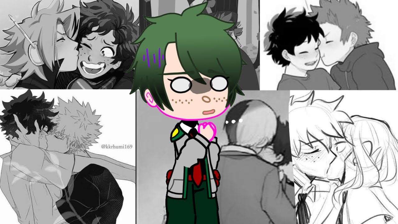 Gacha Club: I Deku e altri reagiscono alle loro ship/MHA-BNHA/ reazioni più canon possibile