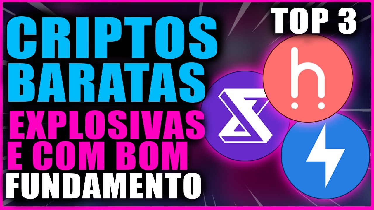 CRIPTOS BARATAS E EXPLOSIVAS! CRIPTOMOEDAS BEM FUNDAMENTADAS QUE EST&Atilde;O SUBINDO!