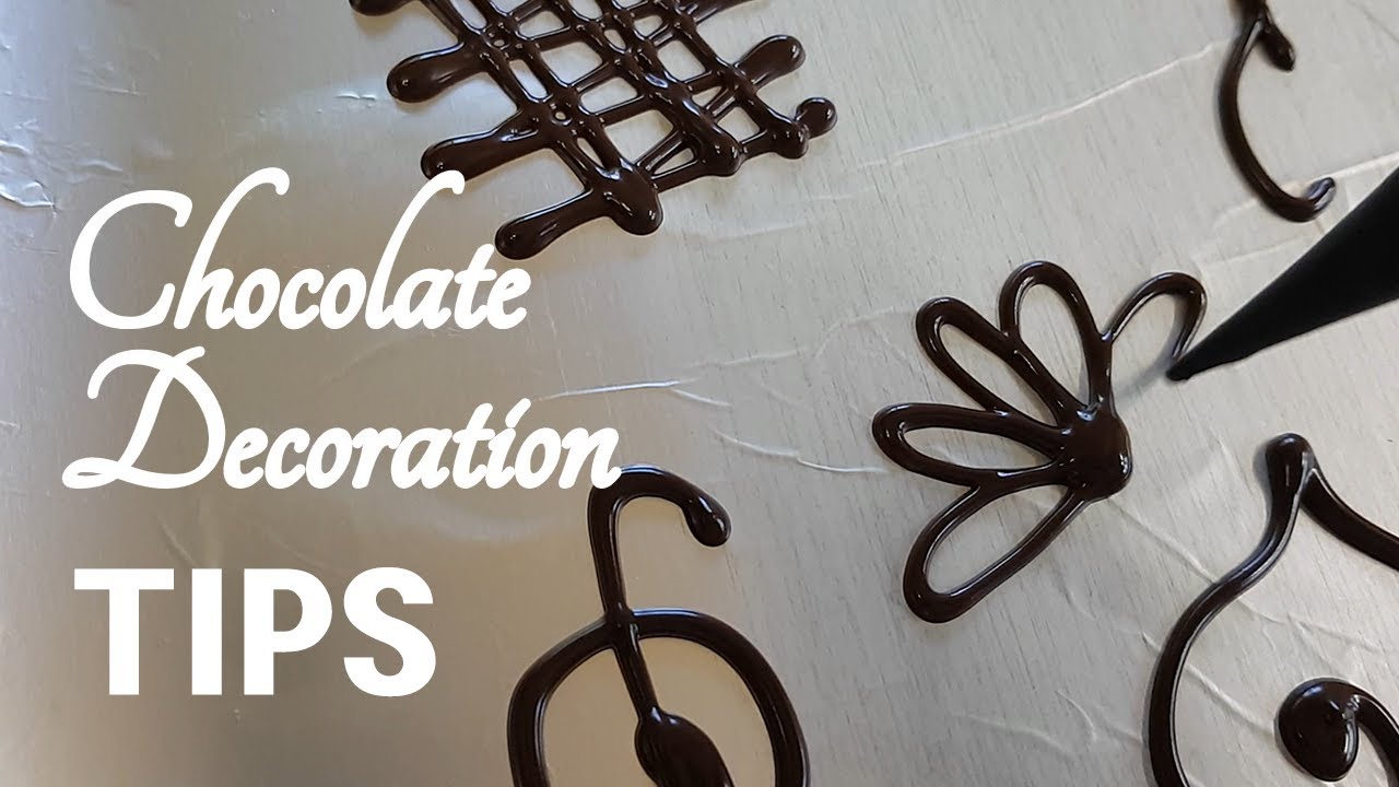 Chocolate decoration useful tips for beginners | Parchment paper substitute | Storage method