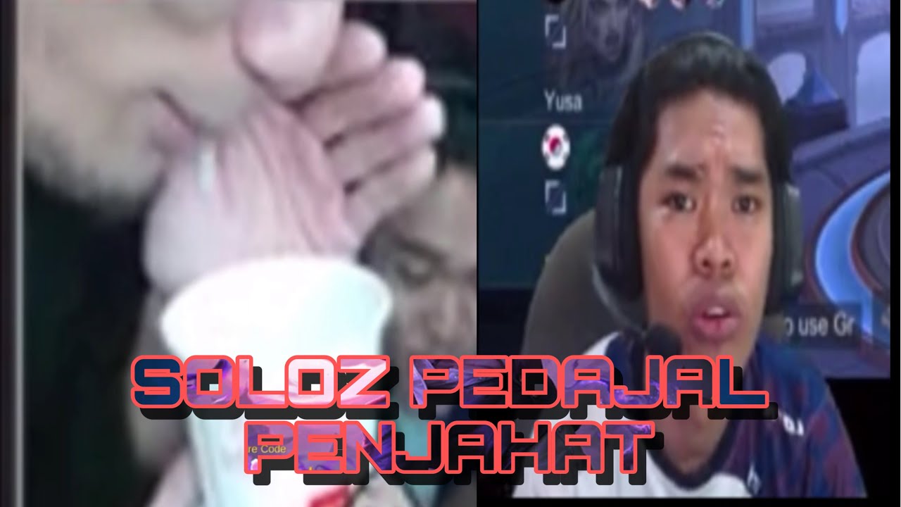 SOLOZ Kenakan XKPENJAHAT MINUM AIR LIUR LAWAK HABIS