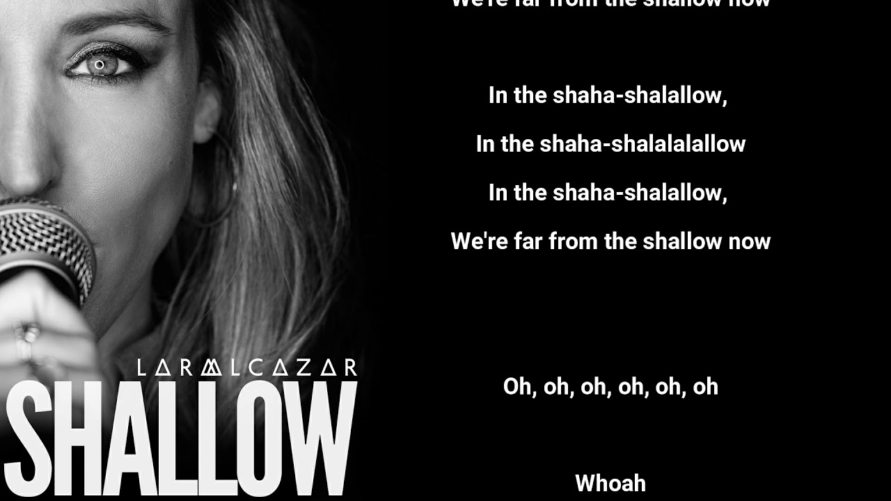 SHALLOW | COVER by LARA ALCAZAR - (Lyric Video)