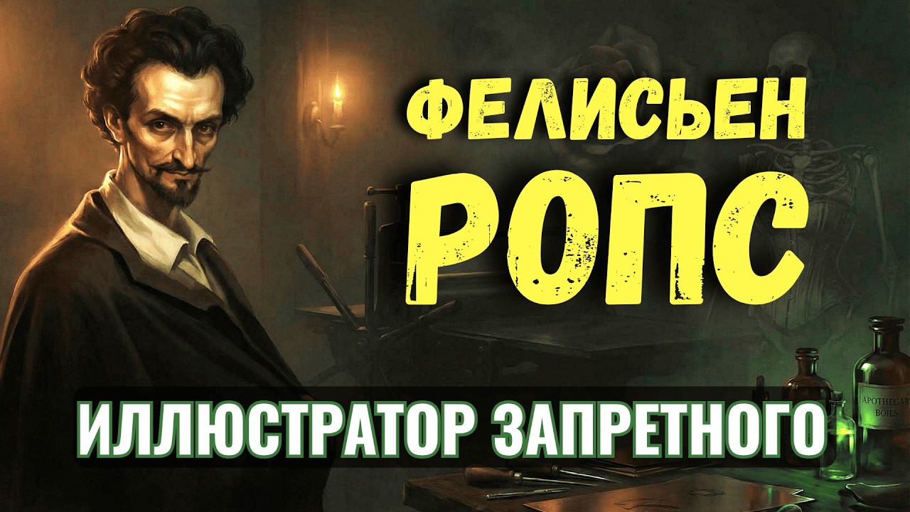 Фелисьен РОПС: Как КОЩУНСТВО и РАЗВРАТ шокировали XIX век