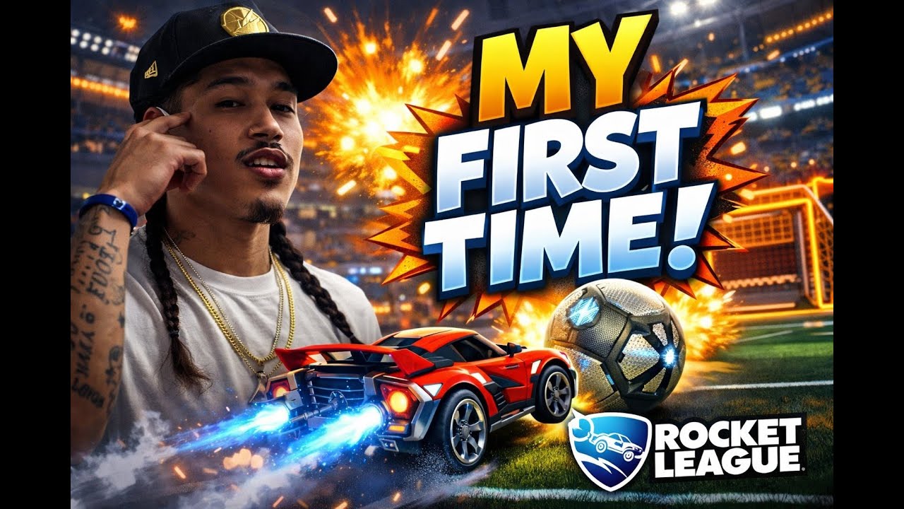 I Tried Rocket League for the First Time… 😂 #rocketleague