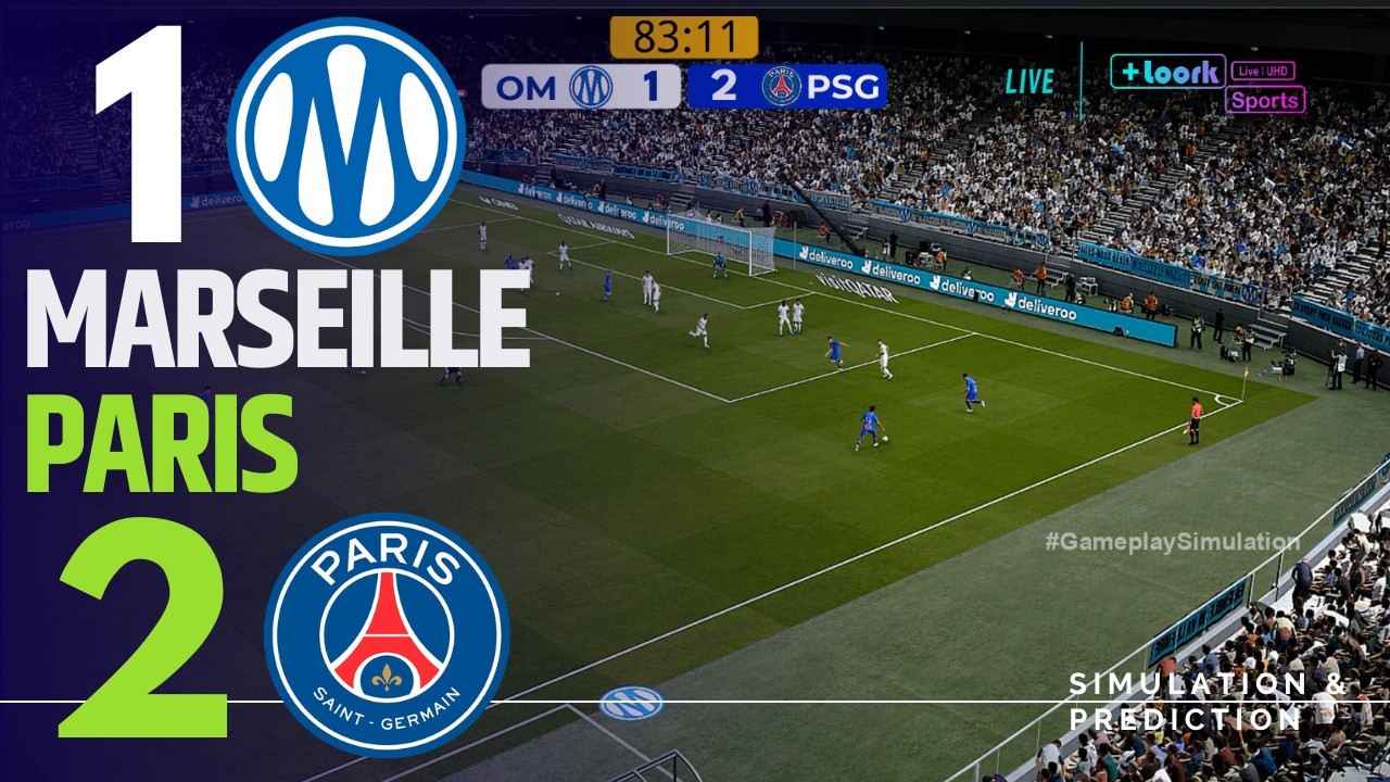 ⚽ OM 1-2 PSG [R&Eacute;SUM&Eacute;] Ligue 1 26/27 ✅ | Match Simulation/R&eacute;cr&eacute;ation