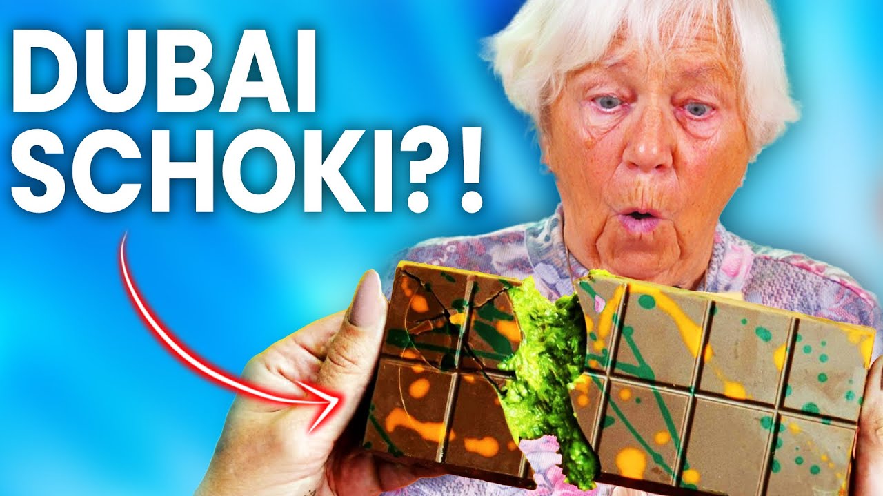 Senioren testen und machen eigene DUBAI Schokolade 🍫🤪