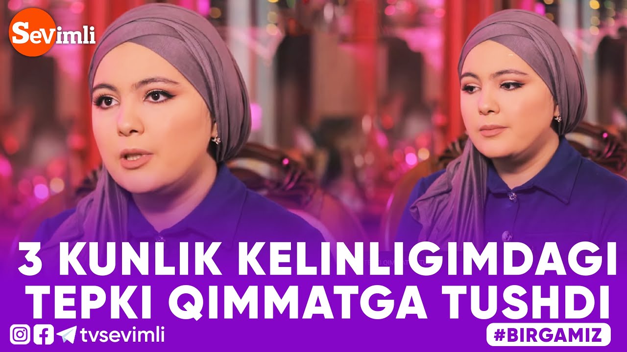 BIRGAMIZ - 3 KUNLIK KELINLIGIMDAGI TEPKI QIMMATGA TUSHDI