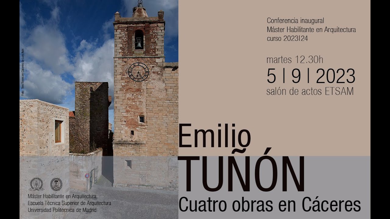 Emilio Tuñón cuatro obras en Cáceres