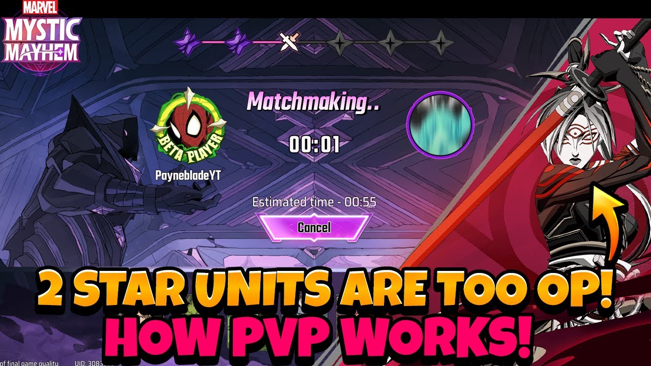THESE 2 STAR UNITS GOING TO GET NERFED & HOW PVP WORKS! IT'S F2P BUT... [Marvel Mystic Mayhem]
