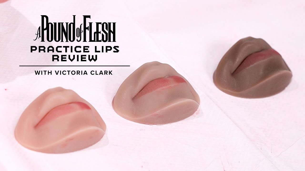 PMU Artist Reviews: Kiti Tries Out NEW PMU Practice Lips by A Pound of Flesh