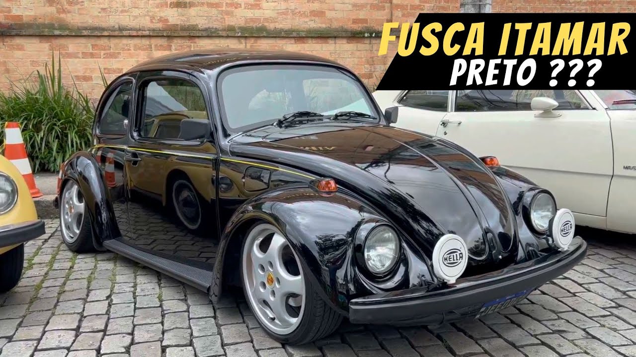 FUSCA ITAMAR NA COR PRETA NO ESTILO GERMAN LOOK!